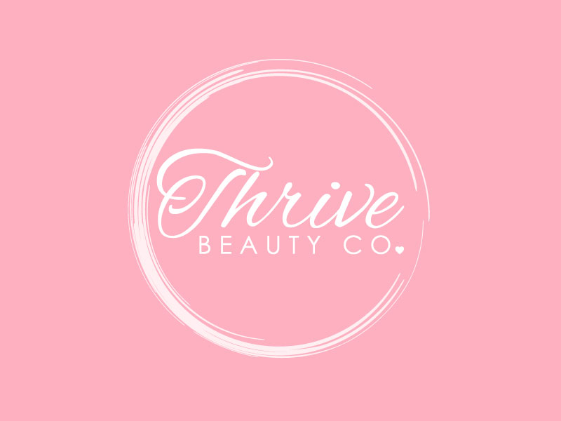 Thrive Beauty Co. logo design by aryamaity