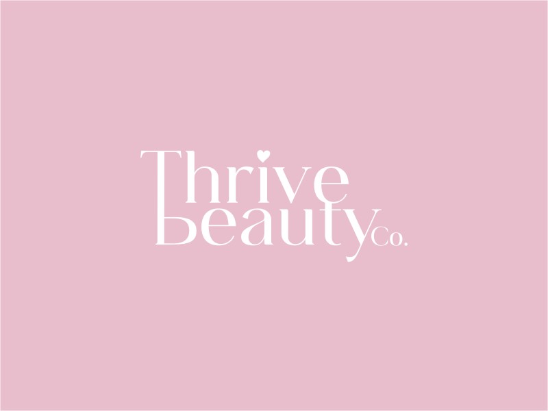 Thrive Beauty Co. logo design by Euto