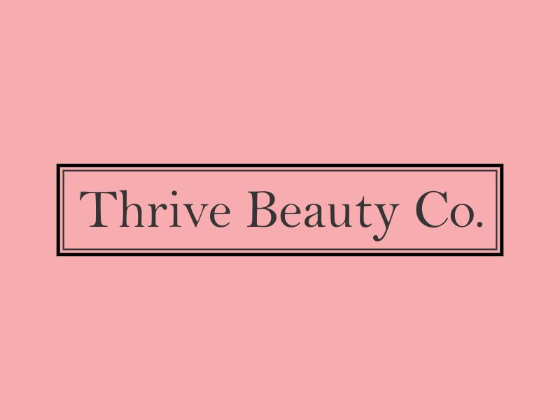 Thrive Beauty Co. logo design by Greenlight