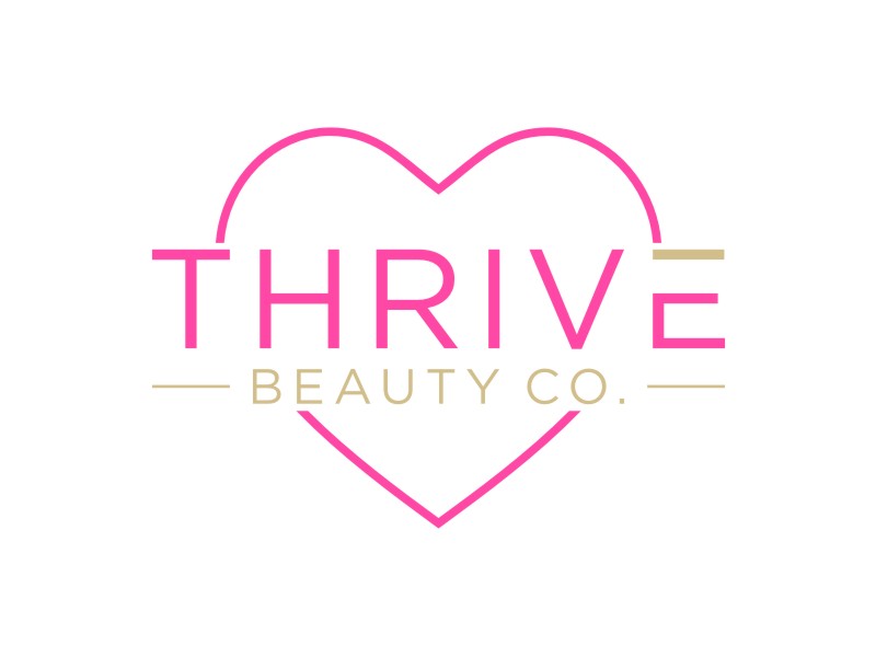 Thrive Beauty Co. logo design by johana