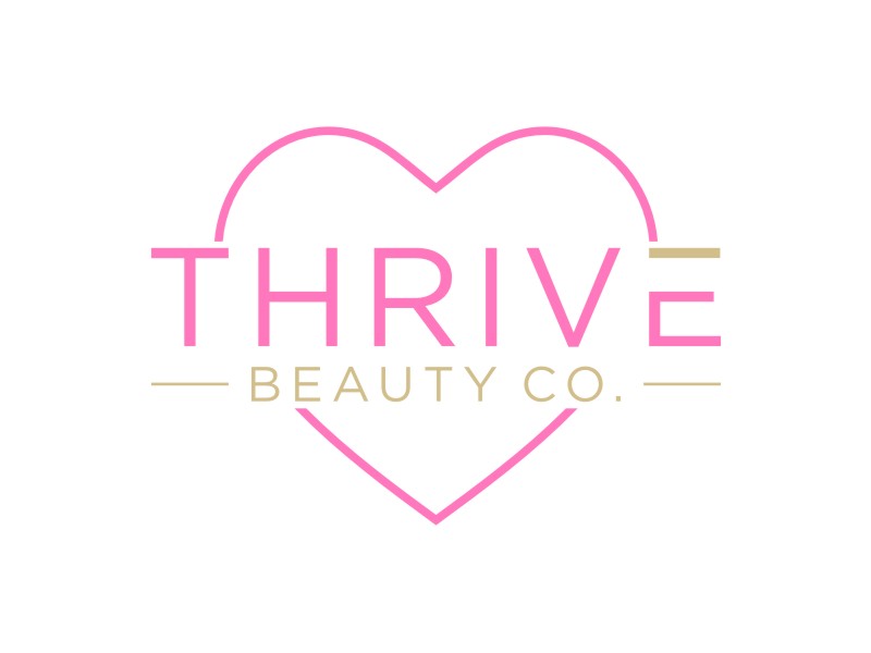 Thrive Beauty Co. logo design by johana