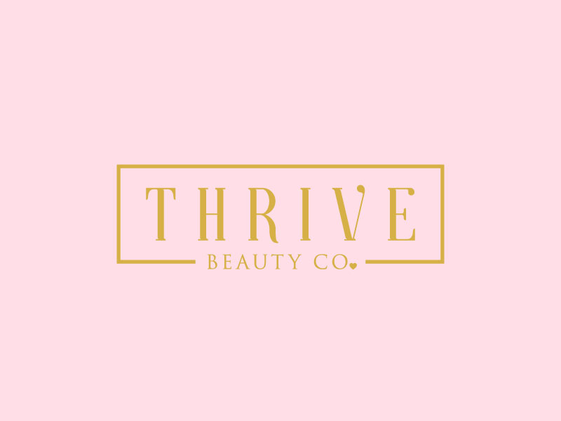 Thrive Beauty Co. logo design by aryamaity