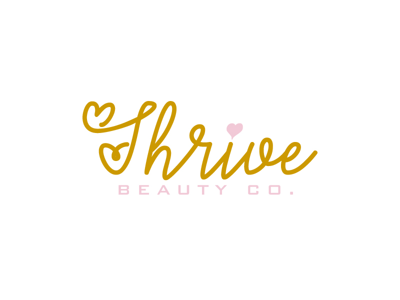 Thrive Beauty Co. logo design by uttam