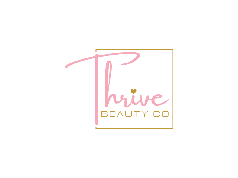 Thrive Beauty Co. logo design by uttam