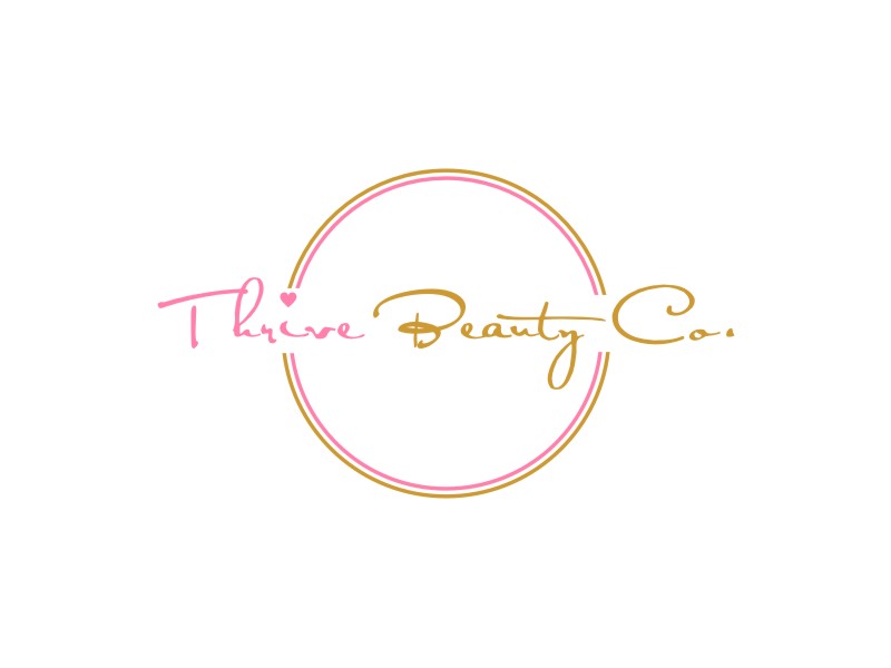 Thrive Beauty Co. logo design by Diancox