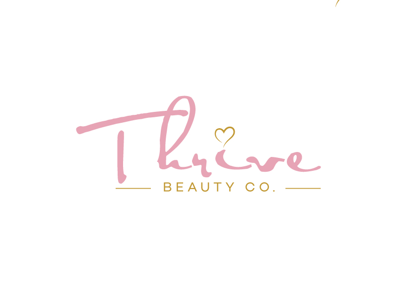 Thrive Beauty Co. logo design by uttam