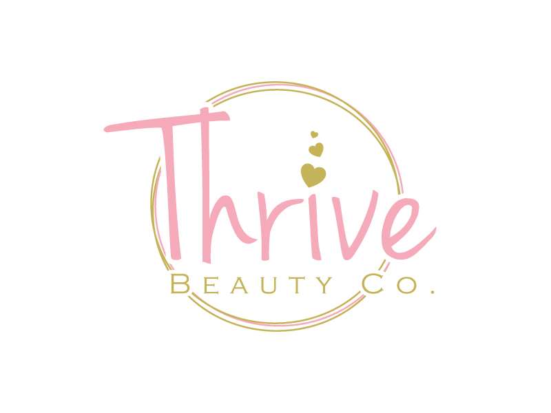 Thrive Beauty Co. logo design by uttam