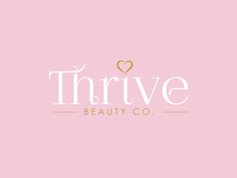 Thrive Beauty Co. logo design by uttam