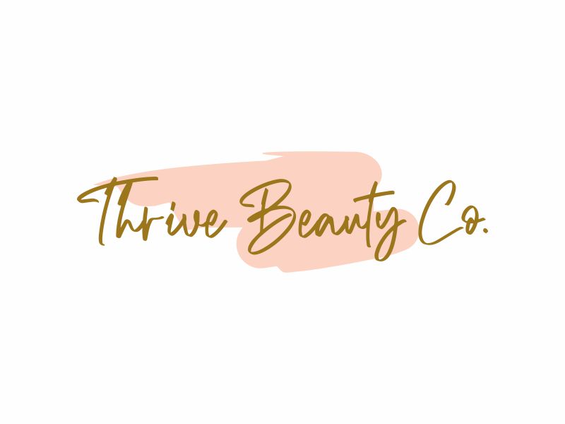 Thrive Beauty Co. logo design by Greenlight