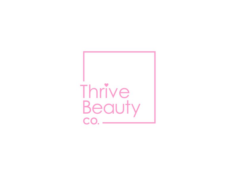 Thrive Beauty Co. logo design by MRANTASI