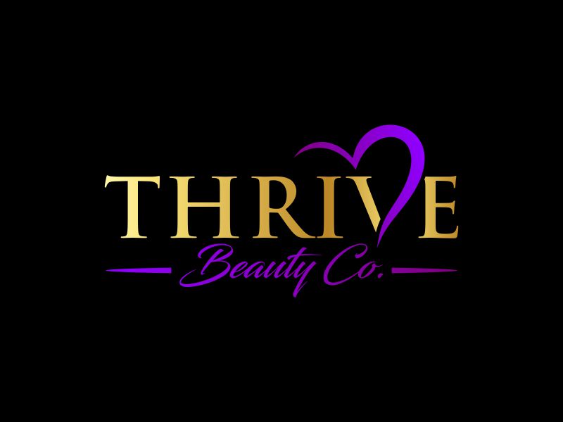 Thrive Beauty Co. logo design by Riyana