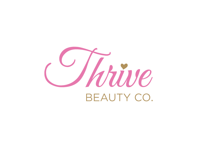 Thrive Beauty Co. logo design by siti fajar