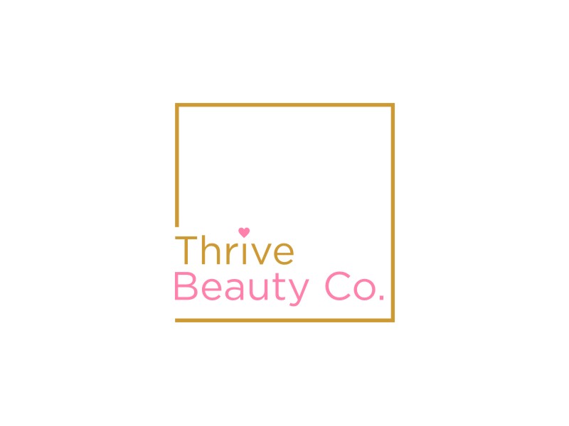 Thrive Beauty Co. logo design by Diancox