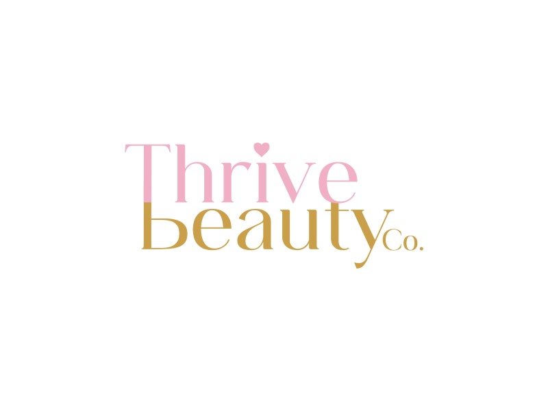 Thrive Beauty Co. logo design by Euto