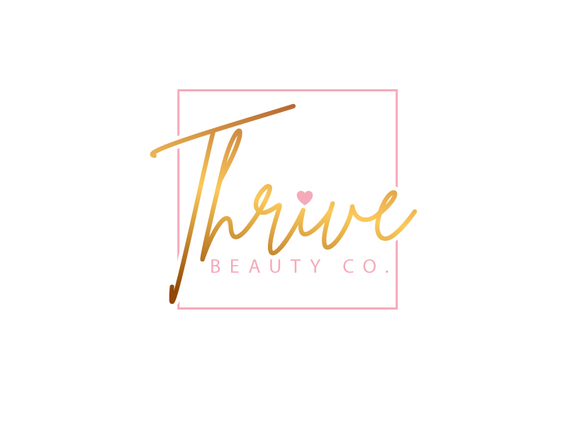 Thrive Beauty Co. logo design by uttam