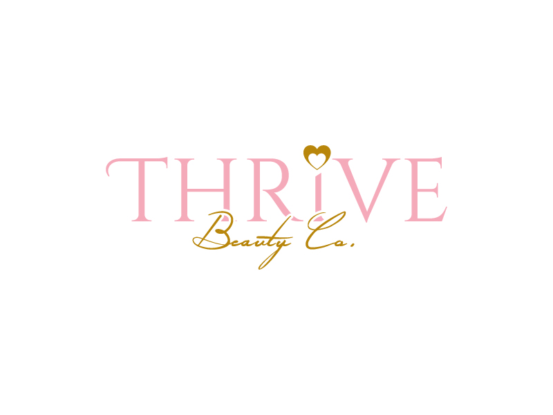 Thrive Beauty Co. logo design by uttam