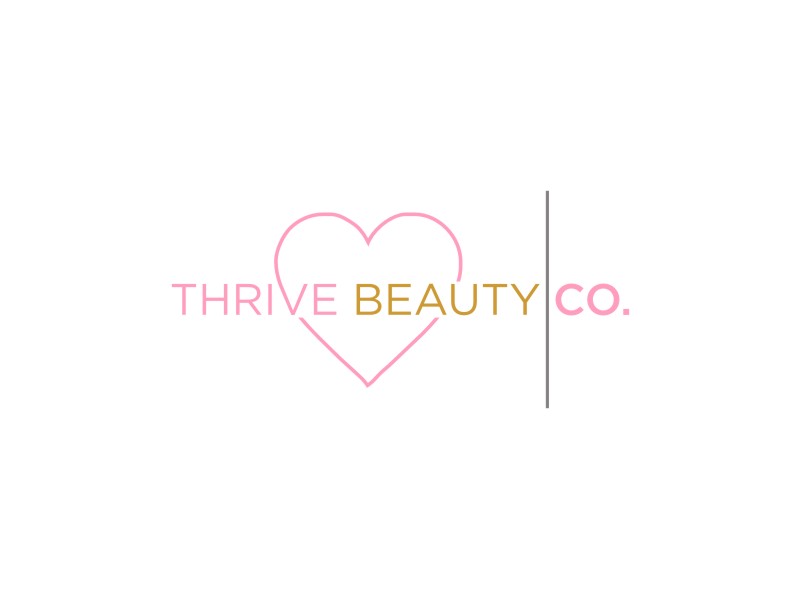 Thrive Beauty Co. logo design by Diancox