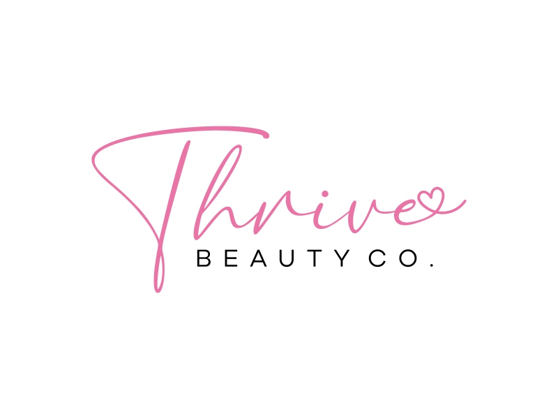 Thrive Beauty Co. logo design by luckyprasetyo