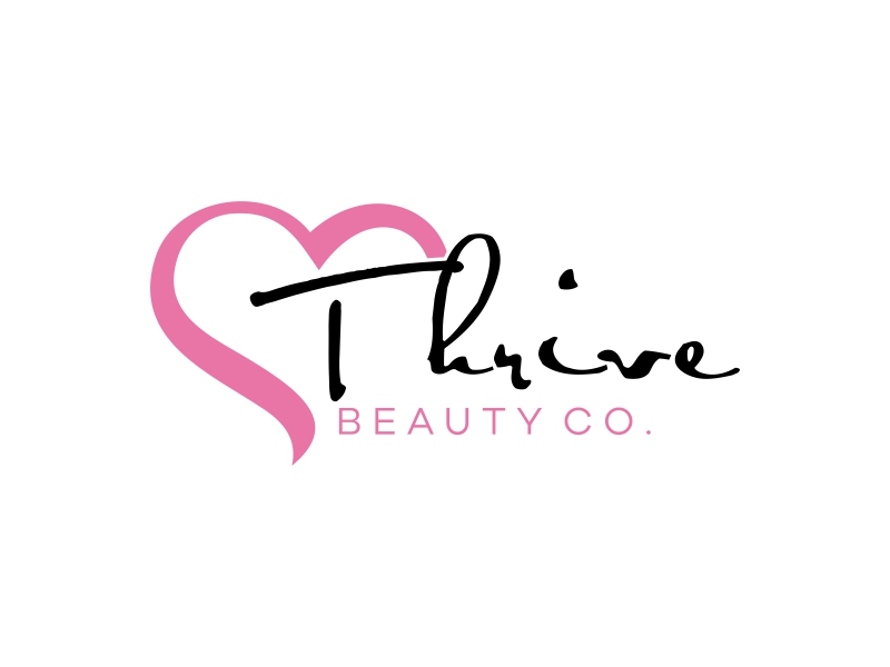 Thrive Beauty Co. logo design by luckyprasetyo