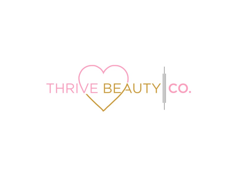 Thrive Beauty Co. logo design by Diancox