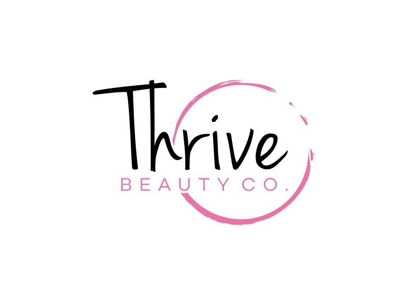 Thrive Beauty Co. logo design by luckyprasetyo