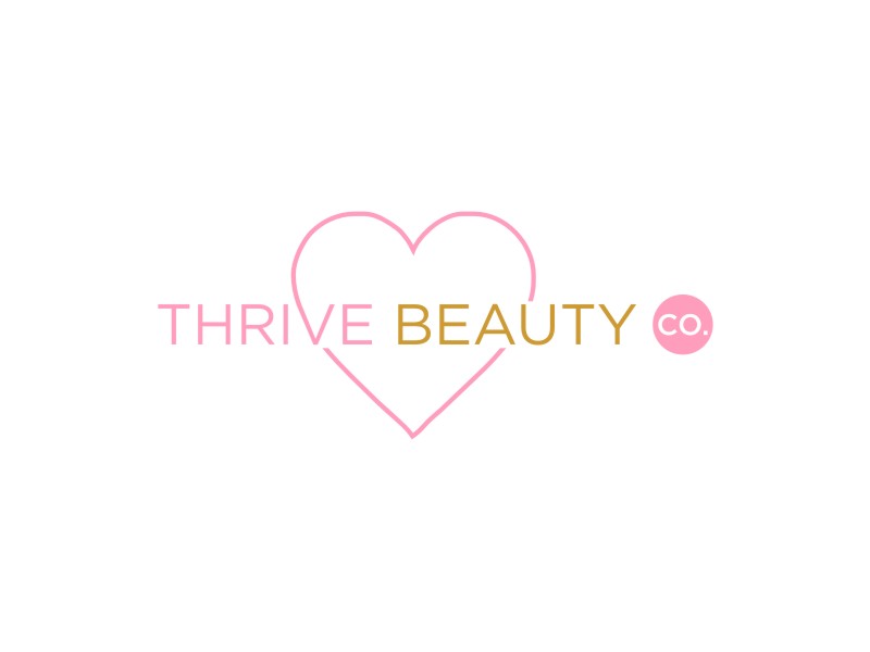 Thrive Beauty Co. logo design by Diancox