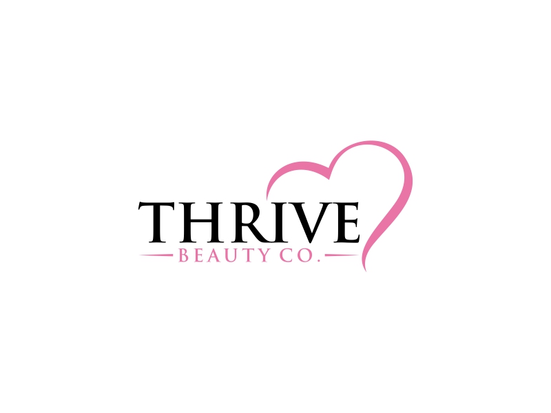 Thrive Beauty Co. logo design by luckyprasetyo