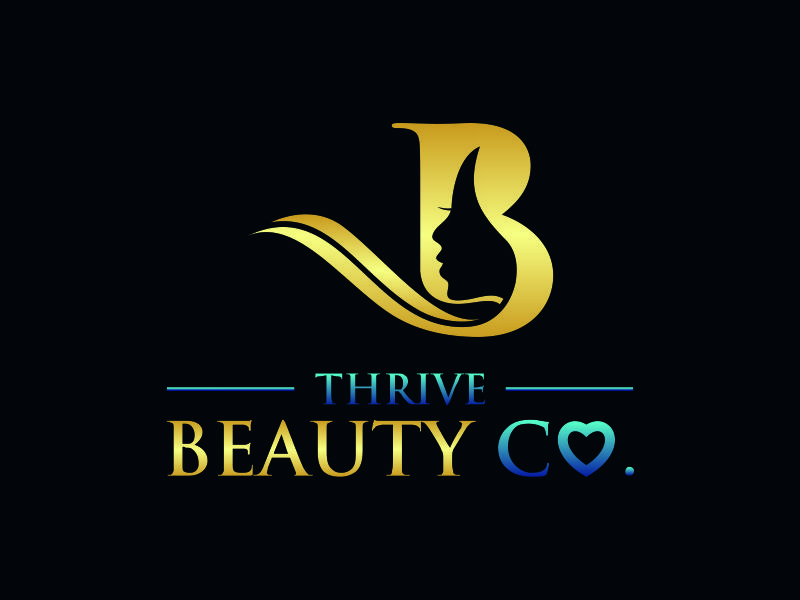 Thrive Beauty Co. logo design by azizah