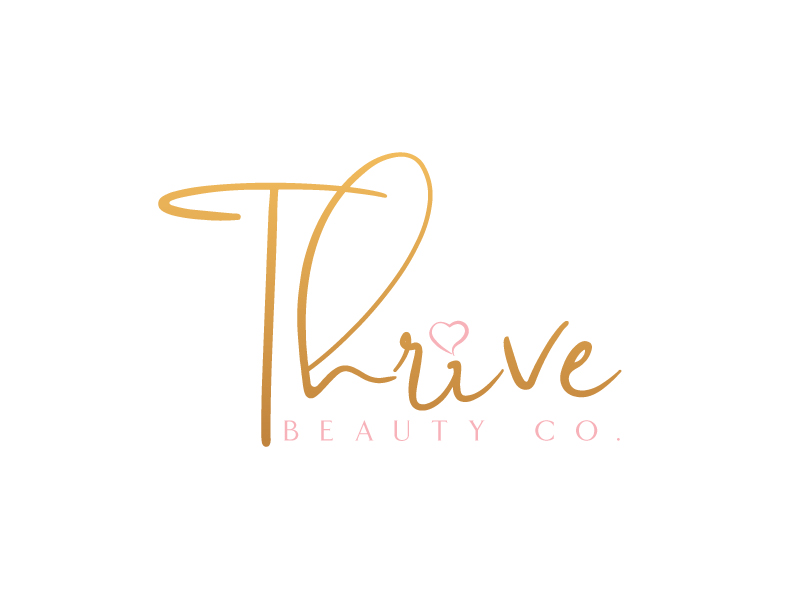 Thrive Beauty Co. logo design by uttam