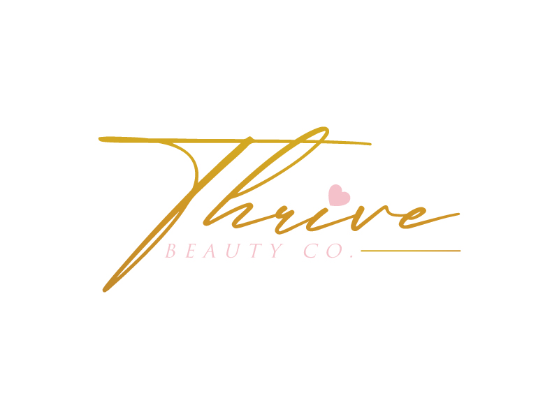 Thrive Beauty Co. logo design by uttam