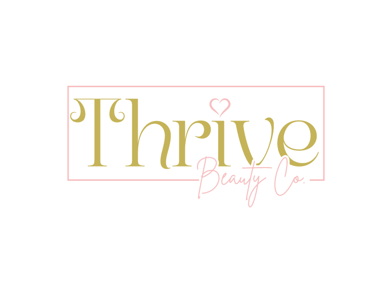 Thrive Beauty Co. logo design by uttam