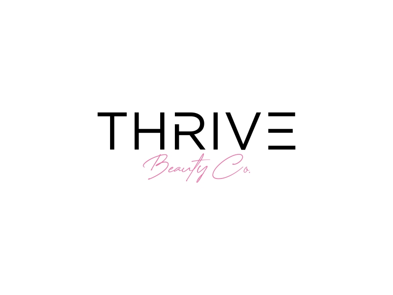 Thrive Beauty Co. logo design by luckyprasetyo