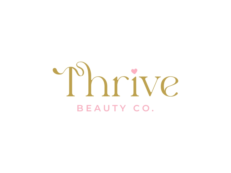 Thrive Beauty Co. logo design by Shabbir