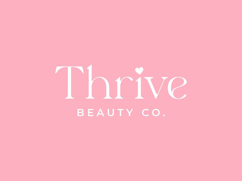 Thrive Beauty Co. logo design by Shabbir