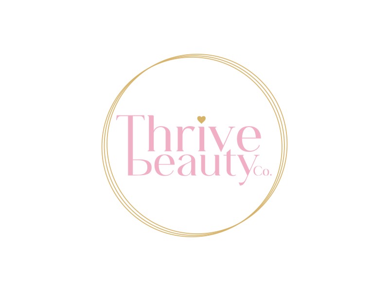 Thrive Beauty Co. logo design by Euto