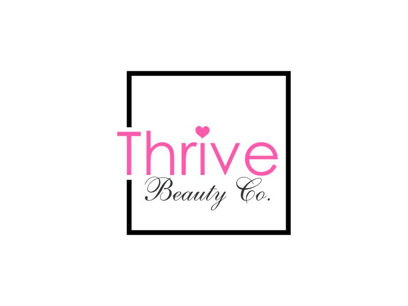 Thrive Beauty Co. logo design by oke2angconcept