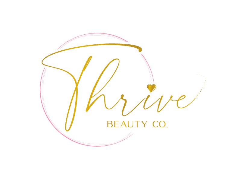 Thrive Beauty Co. logo design by Herquis