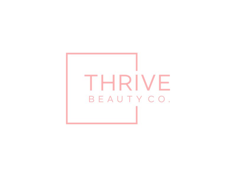 Thrive Beauty Co. logo design by scolessi