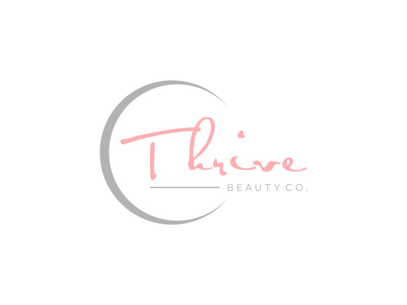 Thrive Beauty Co. logo design by scolessi