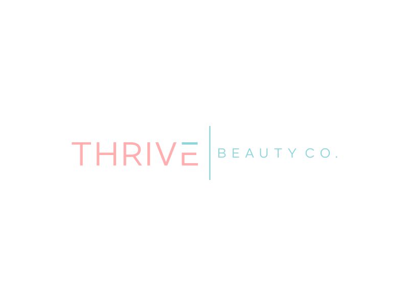 Thrive Beauty Co. logo design by scolessi