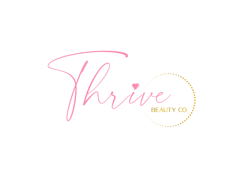 Thrive Beauty Co. logo design by Herquis