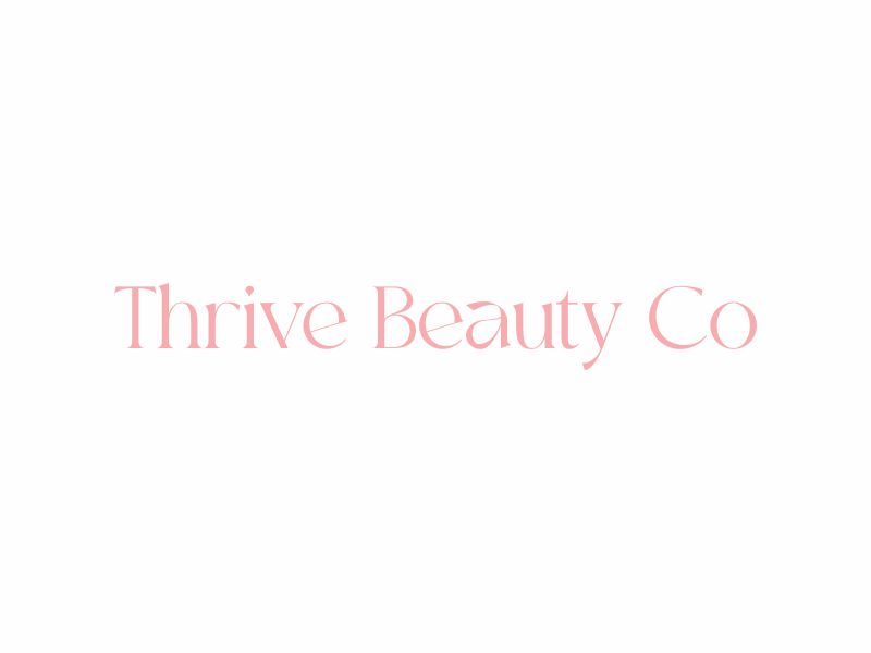 Thrive Beauty Co. logo design by giphone