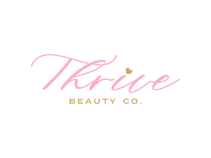 Thrive Beauty Co. logo design by Shabbir