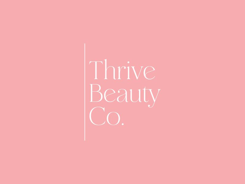 Thrive Beauty Co. logo design by giphone