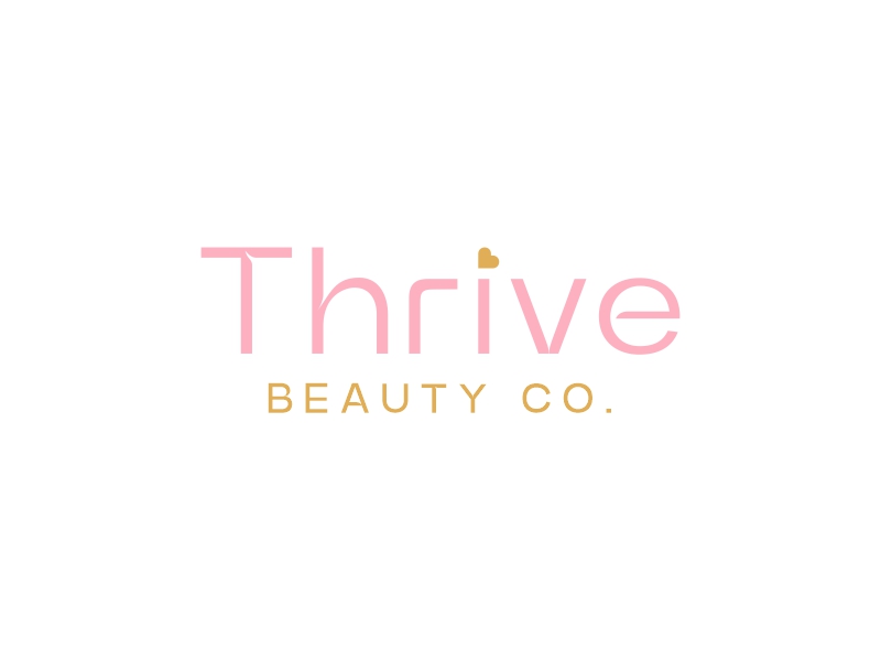 Thrive Beauty Co. logo design by Shabbir