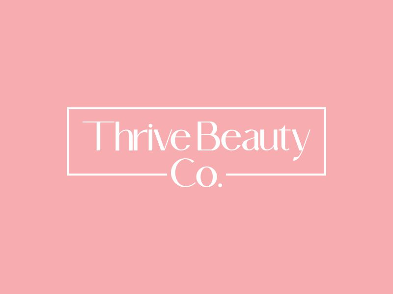 Thrive Beauty Co. logo design by giphone