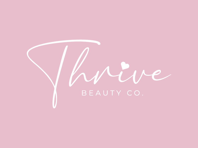 Thrive Beauty Co. logo design by Fear