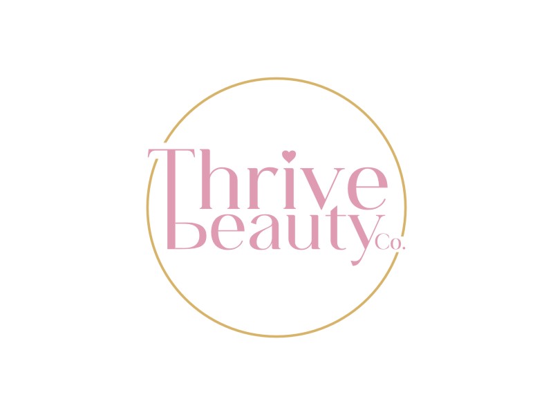 Thrive Beauty Co. logo design by Euto