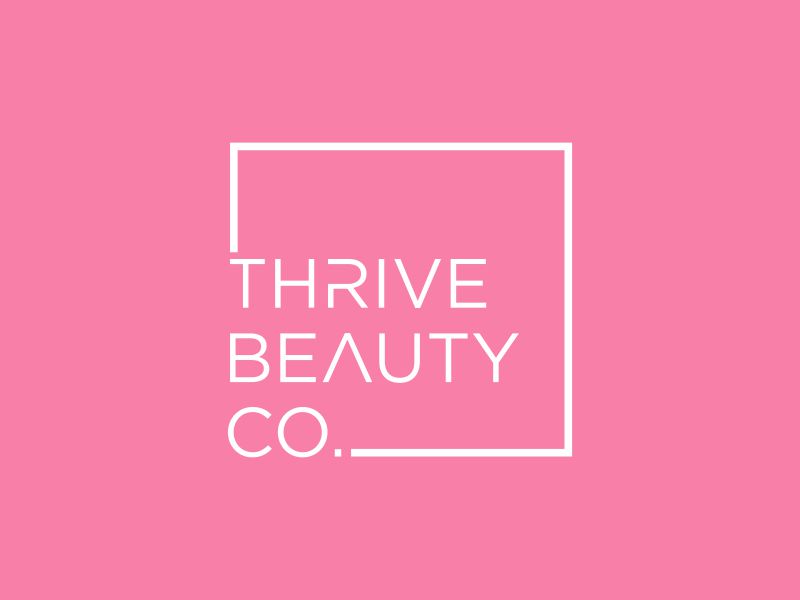 Thrive Beauty Co. logo design by josephira