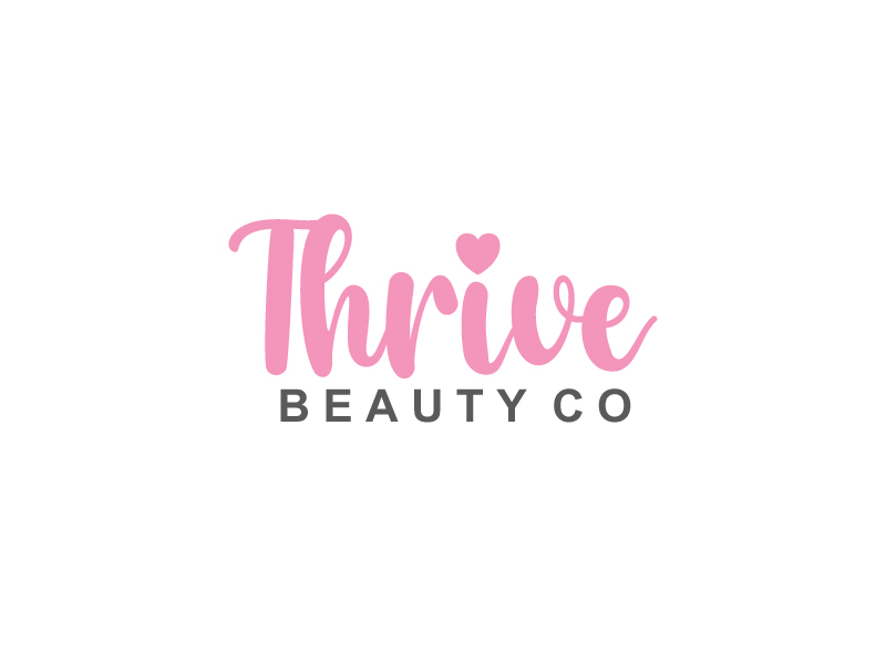 Thrive Beauty Co. logo design by webmall